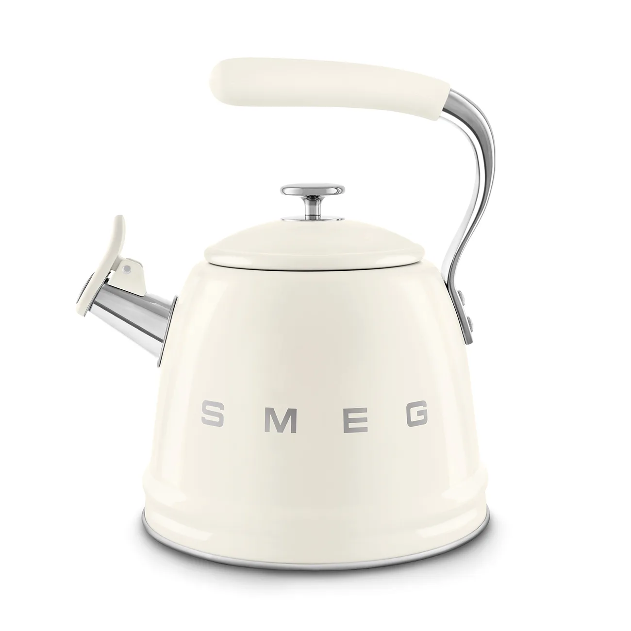  Smeg CKLW2001CR Düdüklü Whistling Retro Su Isıtıcı (ocak üstü) Krem