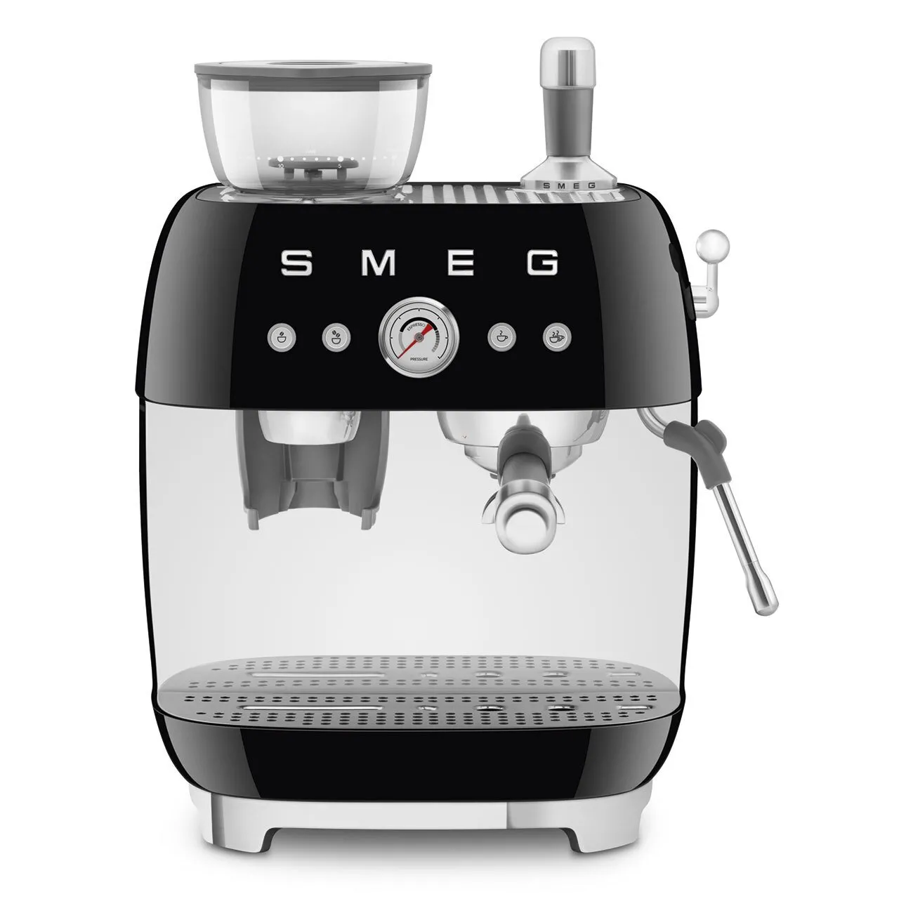 Smeg EGF03BLEU Öğütücülü Espresso Makinesi Siyah
