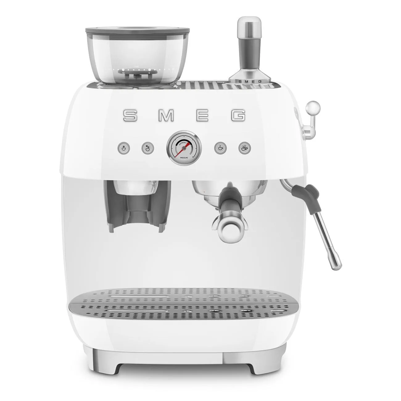   Smeg EGF03WHEU Öğütücülü Espresso Makinesi Beyaz