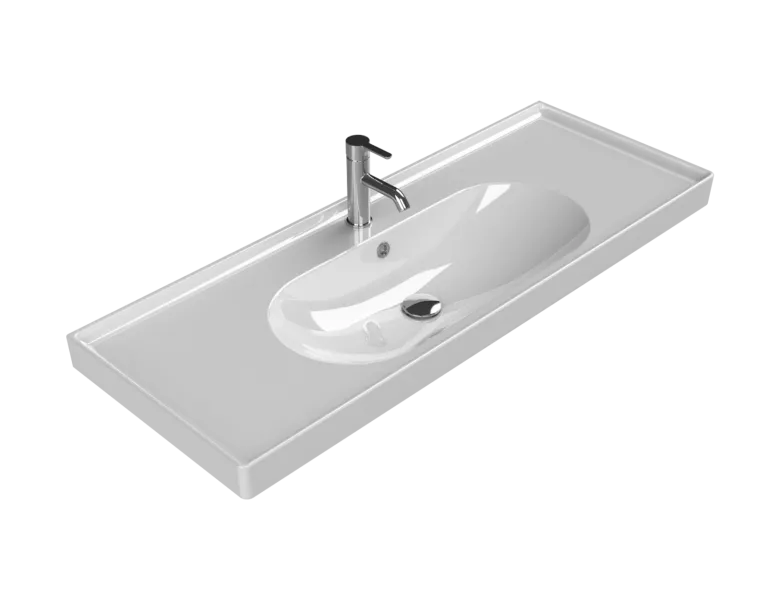 Etajerli Lavabo, Arya, 120x45 cm