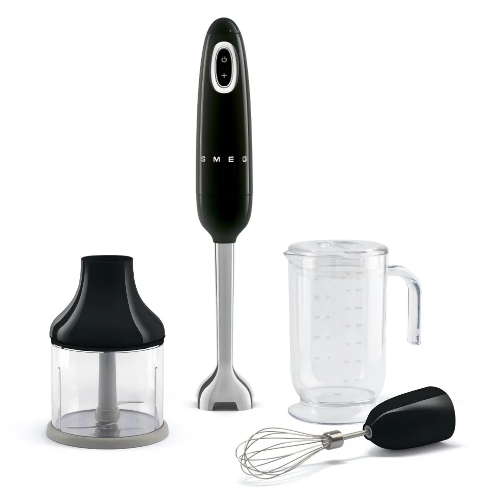  Smeg HBF03BLEU Aksesuarlı El Blender Seti Siyah