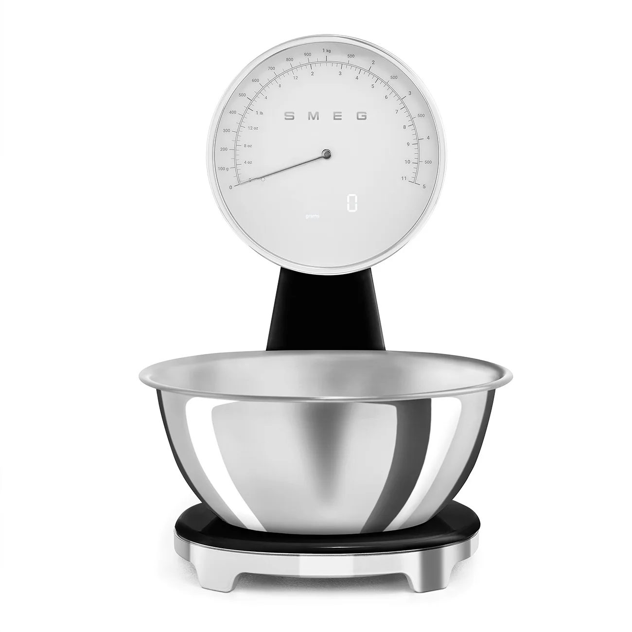 Smeg KSF01BLWW Retro Analog Mutfak Tartısı Siyah