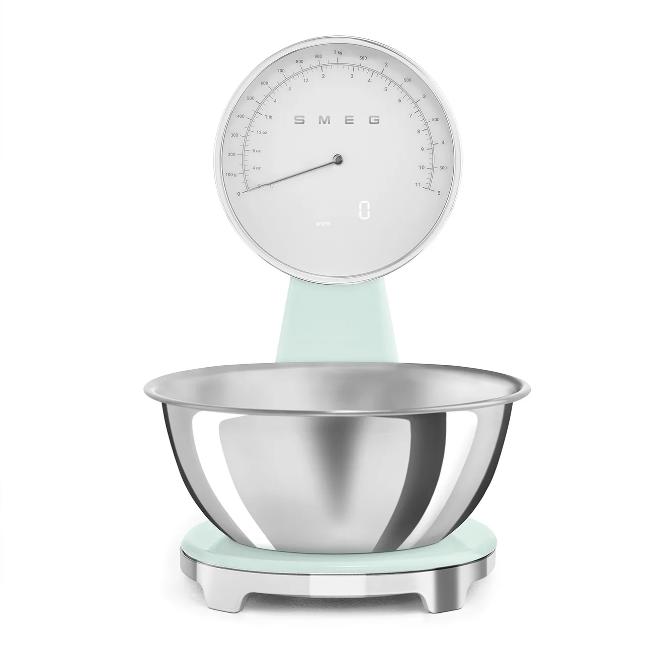 Smeg KSF01PGWW Retro Analog Mutfak Tartısı Pastel Yeşil