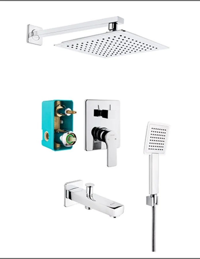 ANKASTRE BANYO SETİ (2 YOLLU YÖNLENDİRİCİ ÇIKIŞ UÇLU)