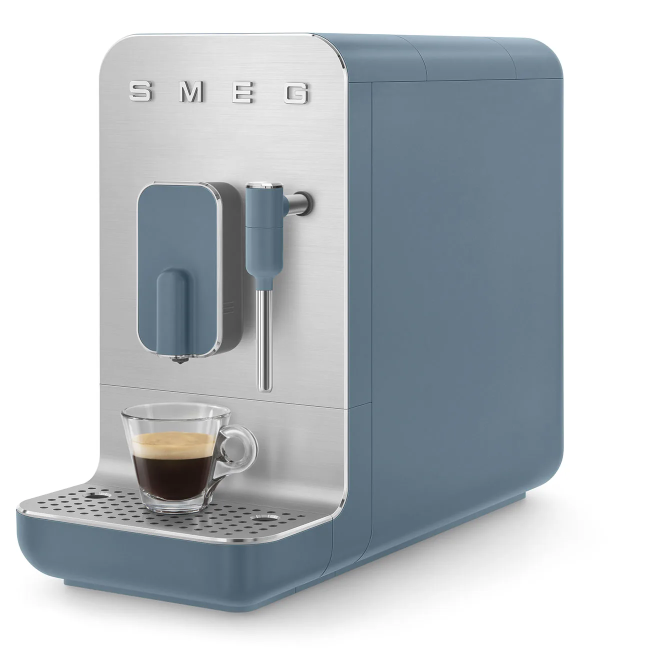 Smeg BCC12SBMEU Espresso Kahve Makinesi Buhar Çubuklu Mat Storm Blue