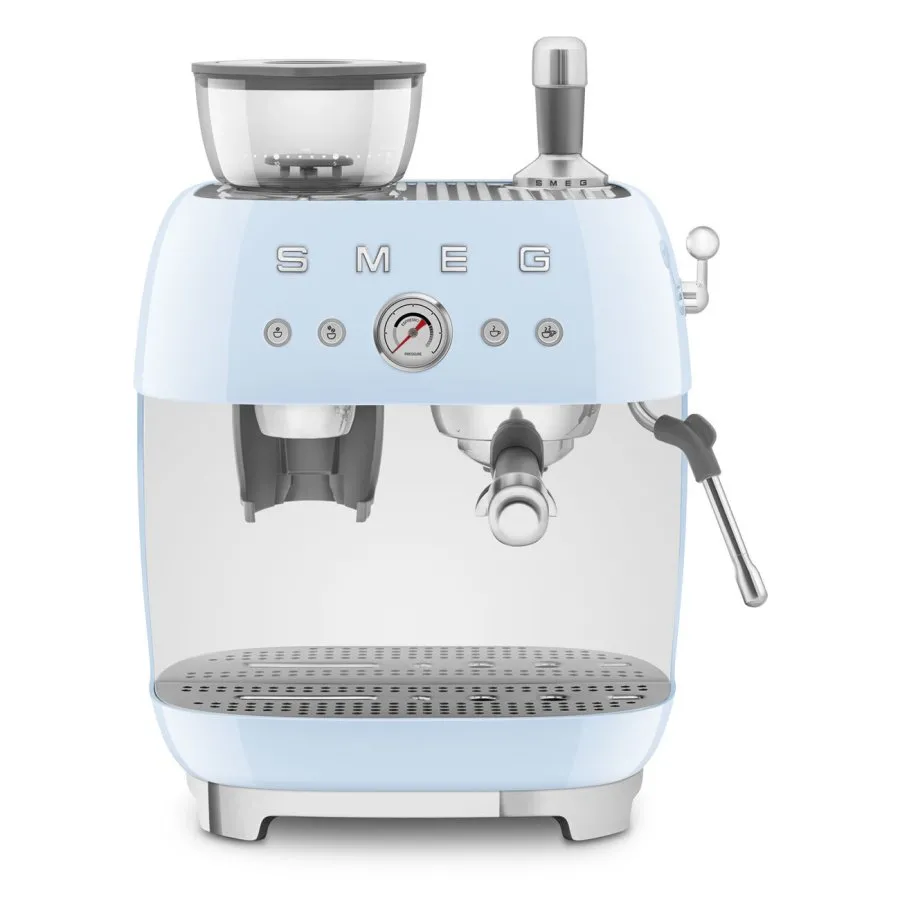 Smeg EGF03PBEU Öğütücülü Espresso Makinesi Pastel Mavi