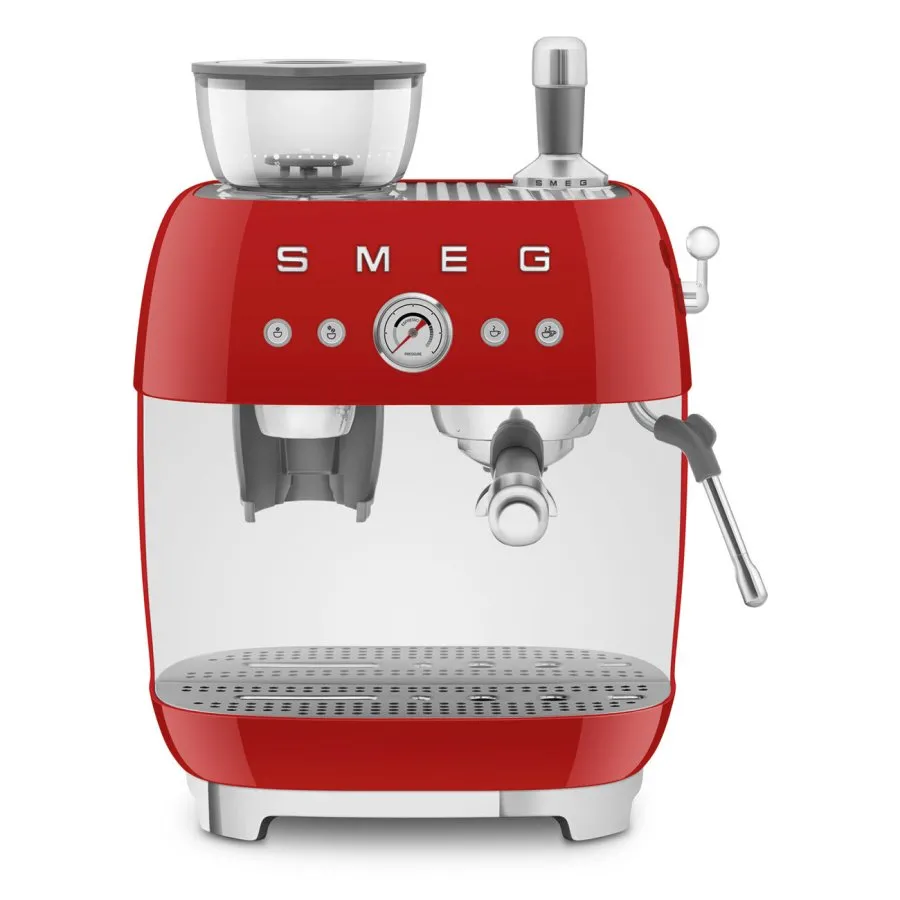 Smeg EGF03RDEU Öğütücülü Espresso Makinesi Kırmızı