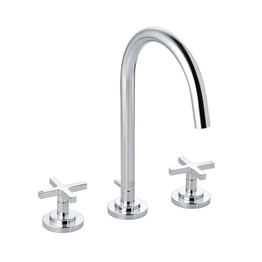 Puristic üç delikli lavabo bataryası DN 15
