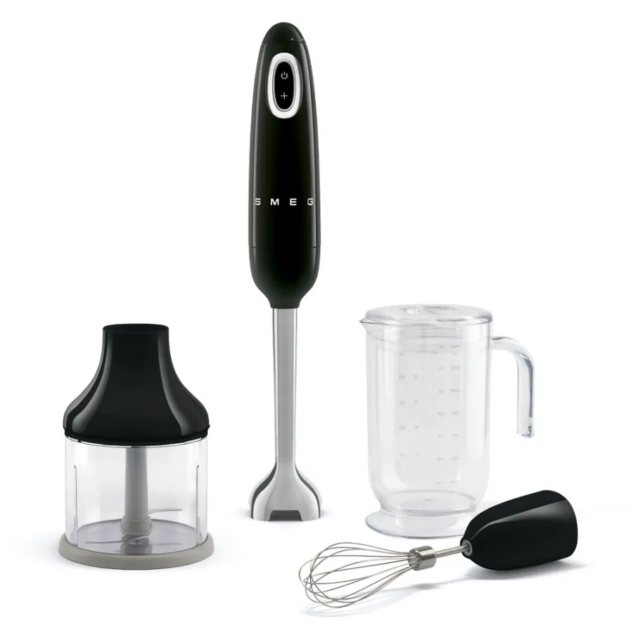  Smeg HBF03BLEU Aksesuarlı El Blender Seti Siyah
