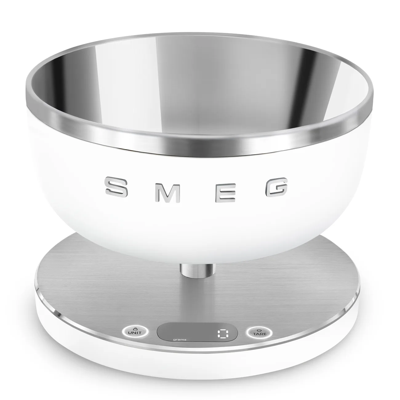 Smeg KSC01WHMWW Dijital Mutfak Tartısı Mat Beyaz