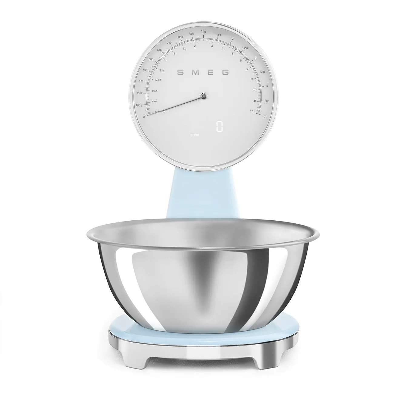 Smeg KSF01PBWW Retro Analog Mutfak Tartısı Pastel Mavi