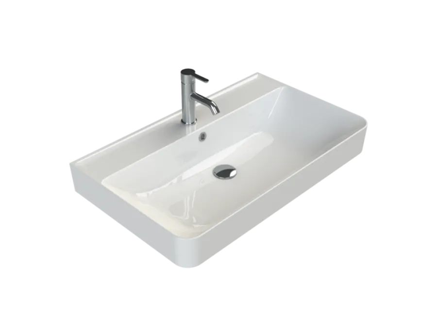 Tezgah Üstü Lavabo, Hera, 80x48 cm