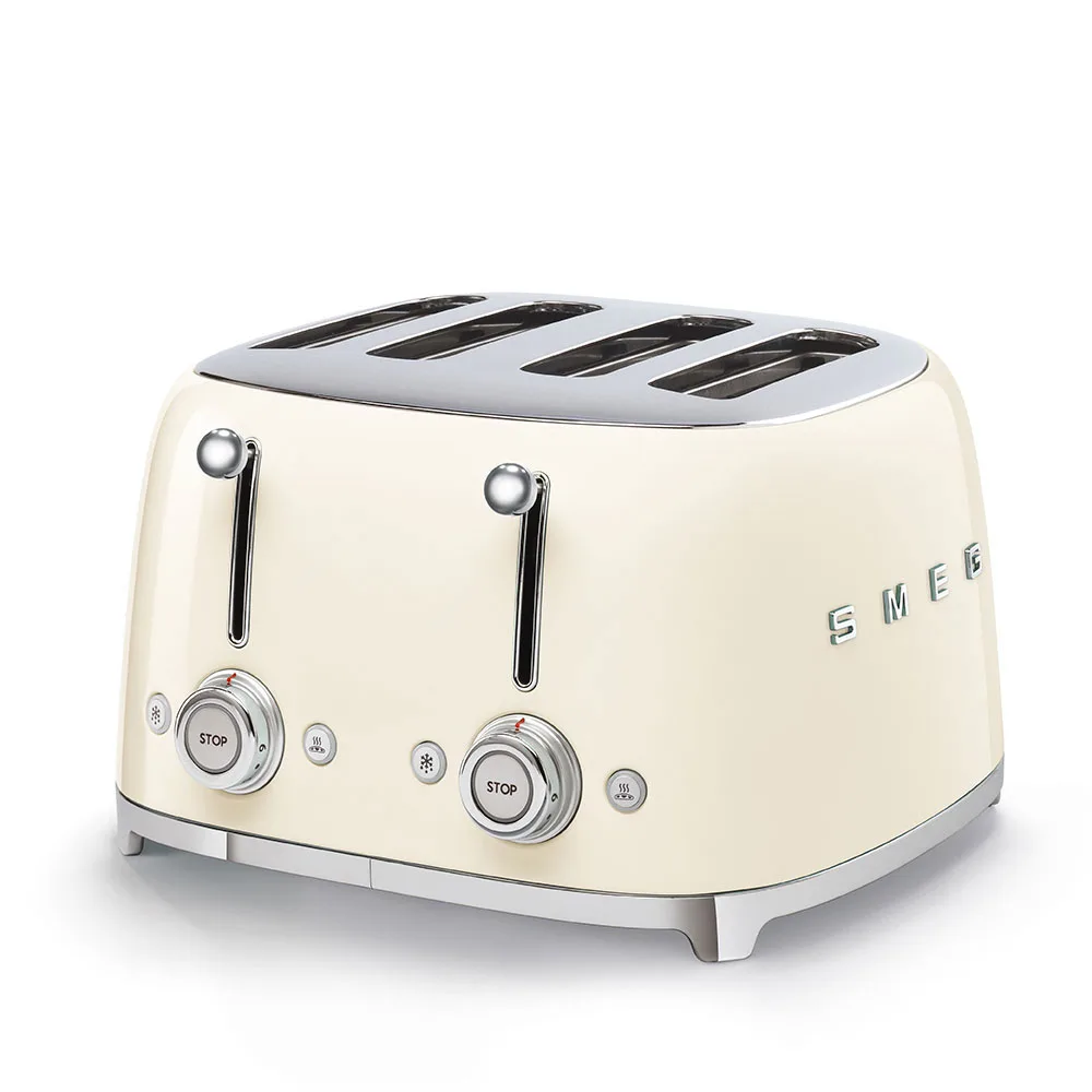 Smeg TSF03CREU 4 X 1 Dilim Ekmek Kızartma Krem