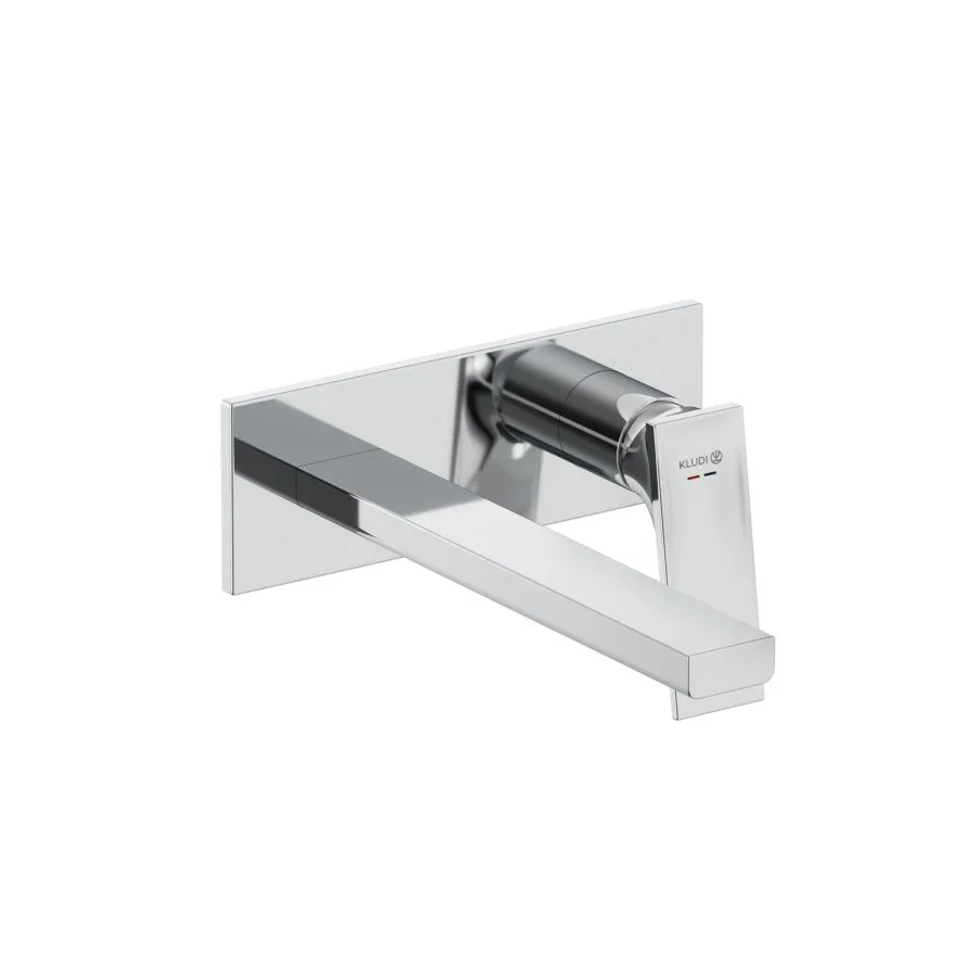 gizli iki delikli duvara monte lavabo bataryası
