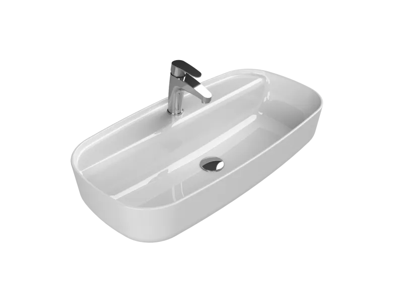 Tezgah Üstü Lavabo, Aqua, 80x40 cm