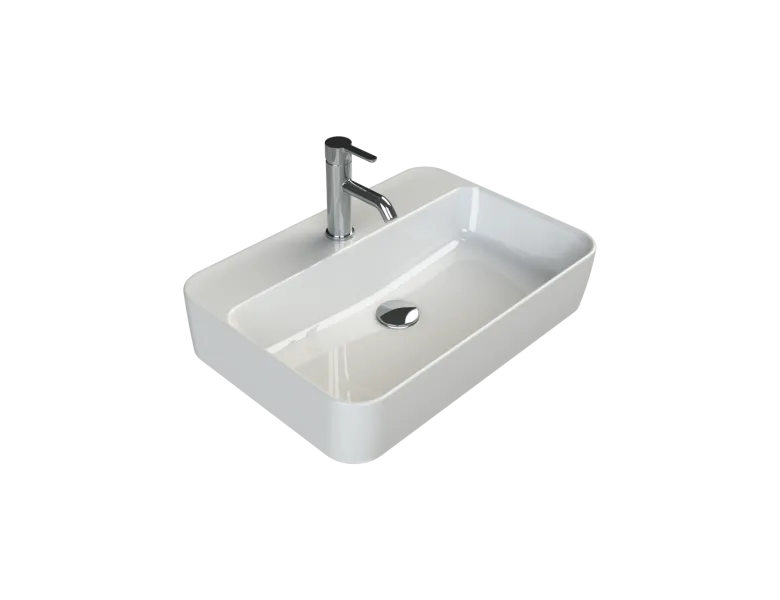 Tezgah Üstü Lavabo, Hera, 60x42 cm