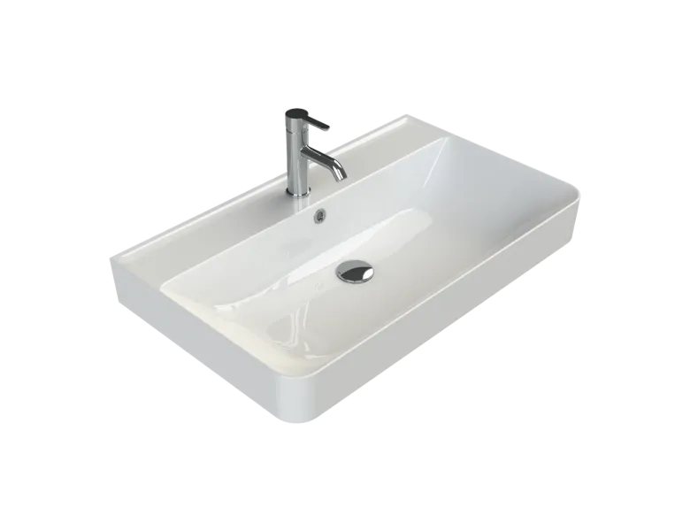 Tezgah Üstü Lavabo, Hera, 80x48 cm