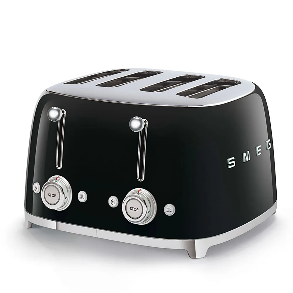 Smeg TSF03BLEU 4 X 1 Dilim Ekmek Kızartma Siyah